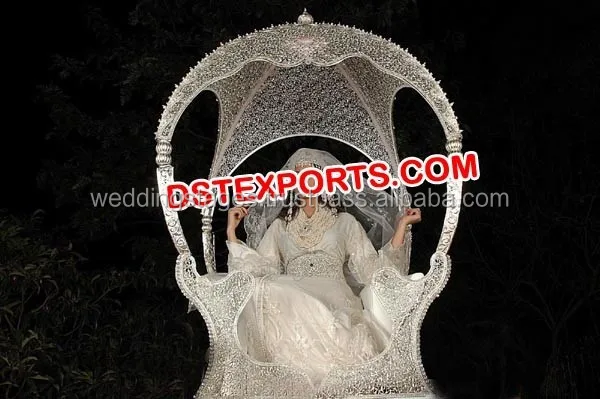 Indian Wedding Silver Peacock Palki Latest Indian Wedding Metal Palki Buy wedding palanquin for bride entry