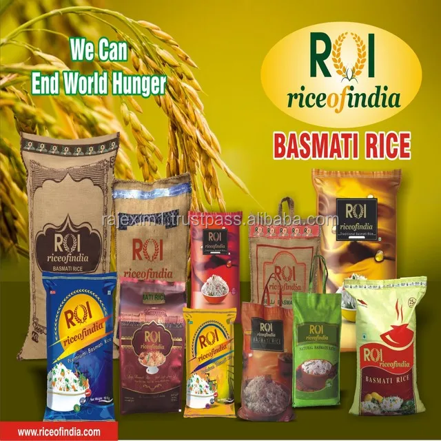 White long 1121 Pusa basmati rice from India which is perfect for briyanis
