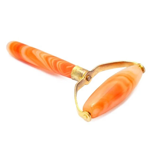Orange Fire Agate Gemstone Beautiful Roller Body Massager