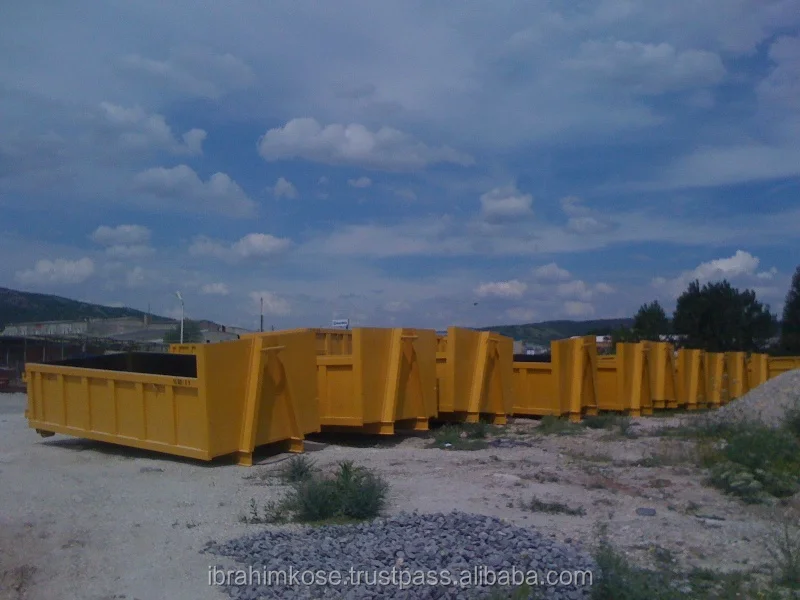  Крюк корзины 18 м3 рулон/рулон на контейнере