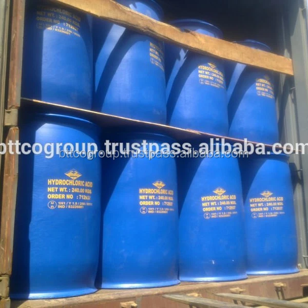 Hcl (соляной кислоты) 30%-36% цена промышленного класса