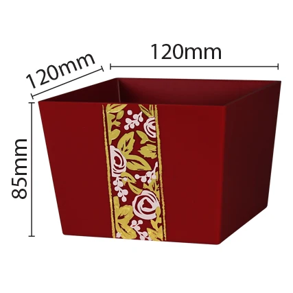 Factory Direct Sell Plastic Flower Pots Plastic Flower Pot Plastic Bowl Home Decoration & Square Vase