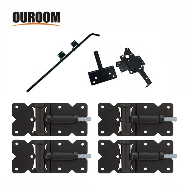 Распродажа, шарнирная защелка, черная дверь, тройник, забор, T-петли, комплект оборудования для деревянных заборов, сверхпрочные