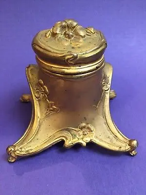 ball ink cast iron well cover feather pens with ink well desk pen holder pen pencil holder/office pen holder/pen holder office