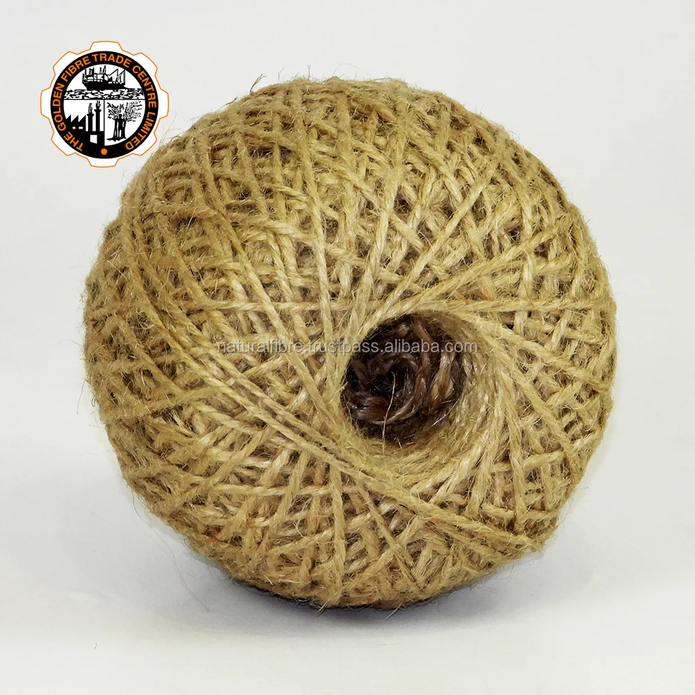 
Sacking Quality Eco-Friendly Rope Industry Cone Packing 6lbs to 36lbs Jute Yarn 