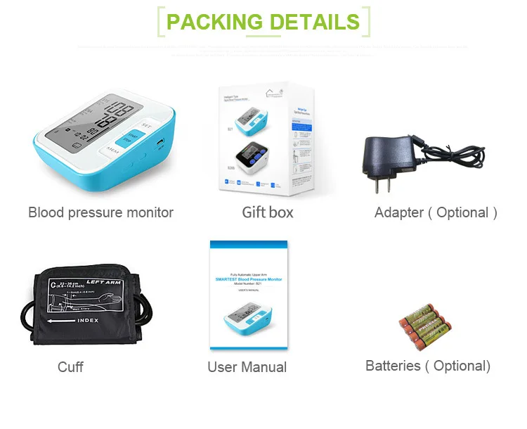 
Digital Blood Pressure Measuring Instrument Blood Pressure Monitor Apparatus 
