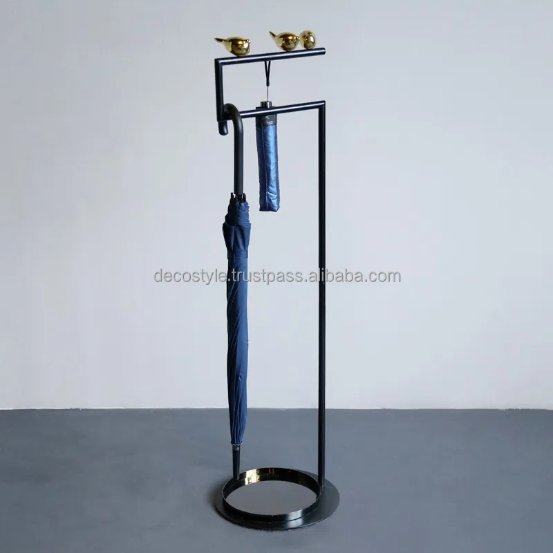 Umbrella Stand with Base Durable Outdoor Garden Furniture Metal Handicraft Umbrella Stand with Base