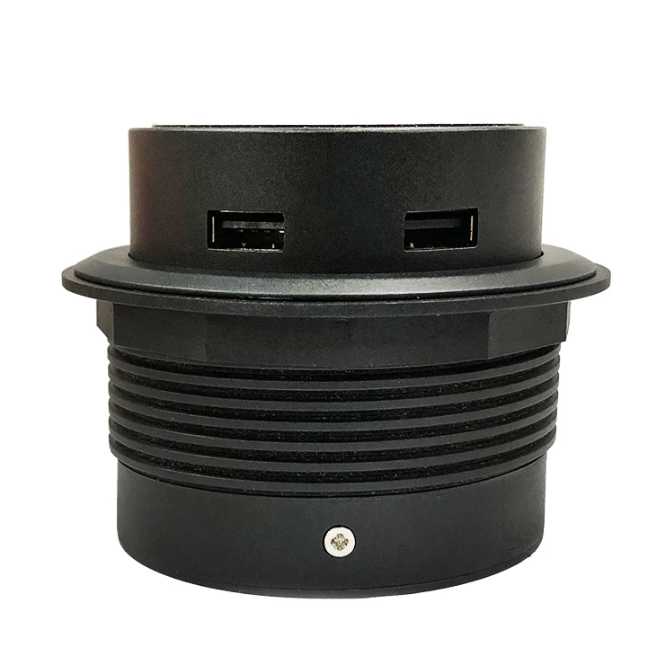 QI-02N Pop up Mobile Wireless Charger With USB Outlet for Desk