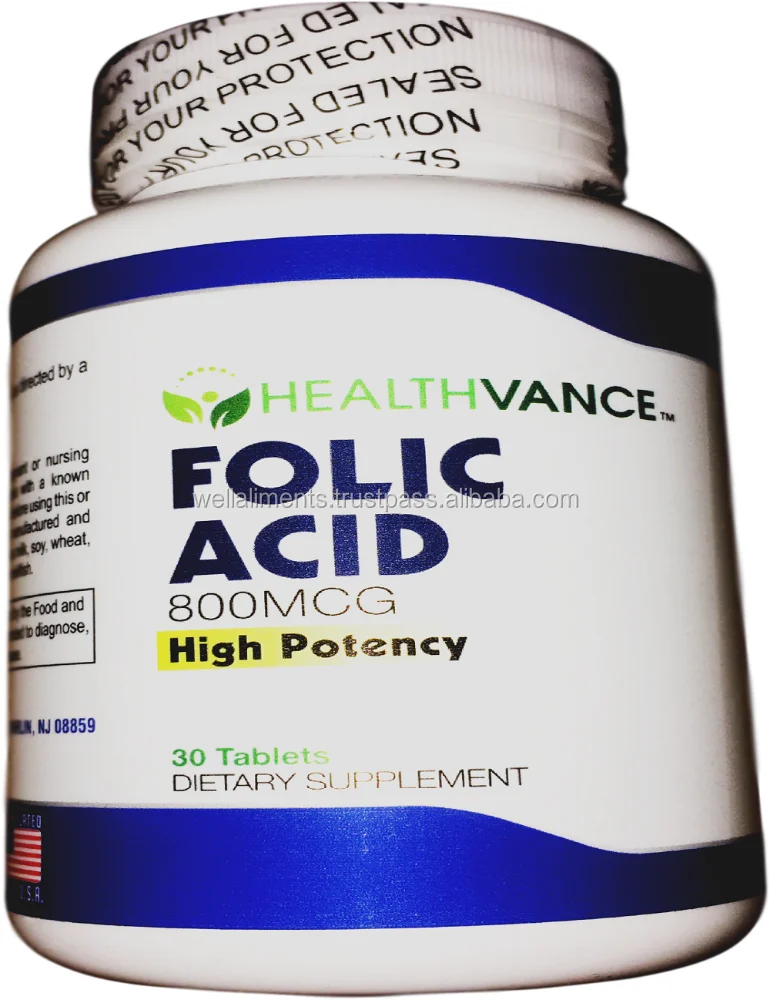 
Folic Acid 800 mcg 