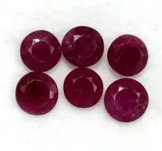 Ruby Gemstone Wholesale Natural Glass Filled Ruby Gemstone all Colors and custom size at Best Prices in India