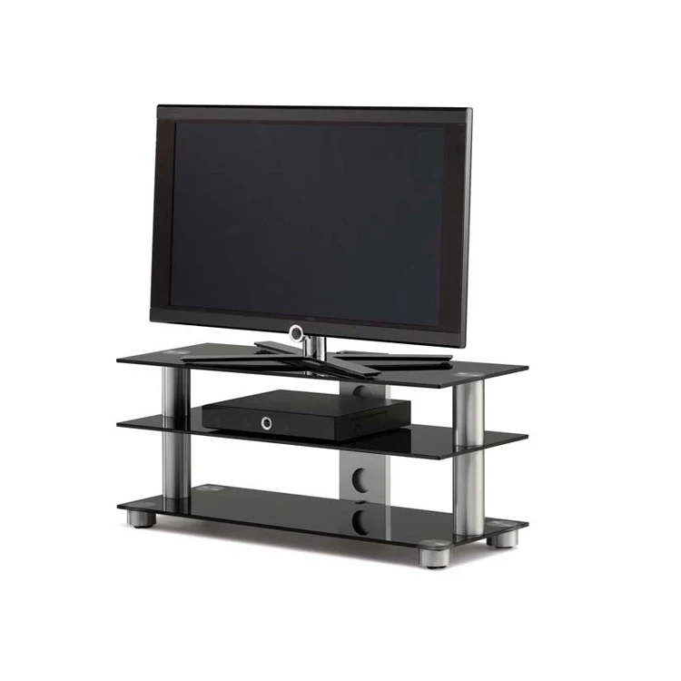 Пользовательский Европейский новый дизайн для спальни с высоким блеском, металлическая плазменная стеклянная подставка для телевизора с ЖК-дисплеем