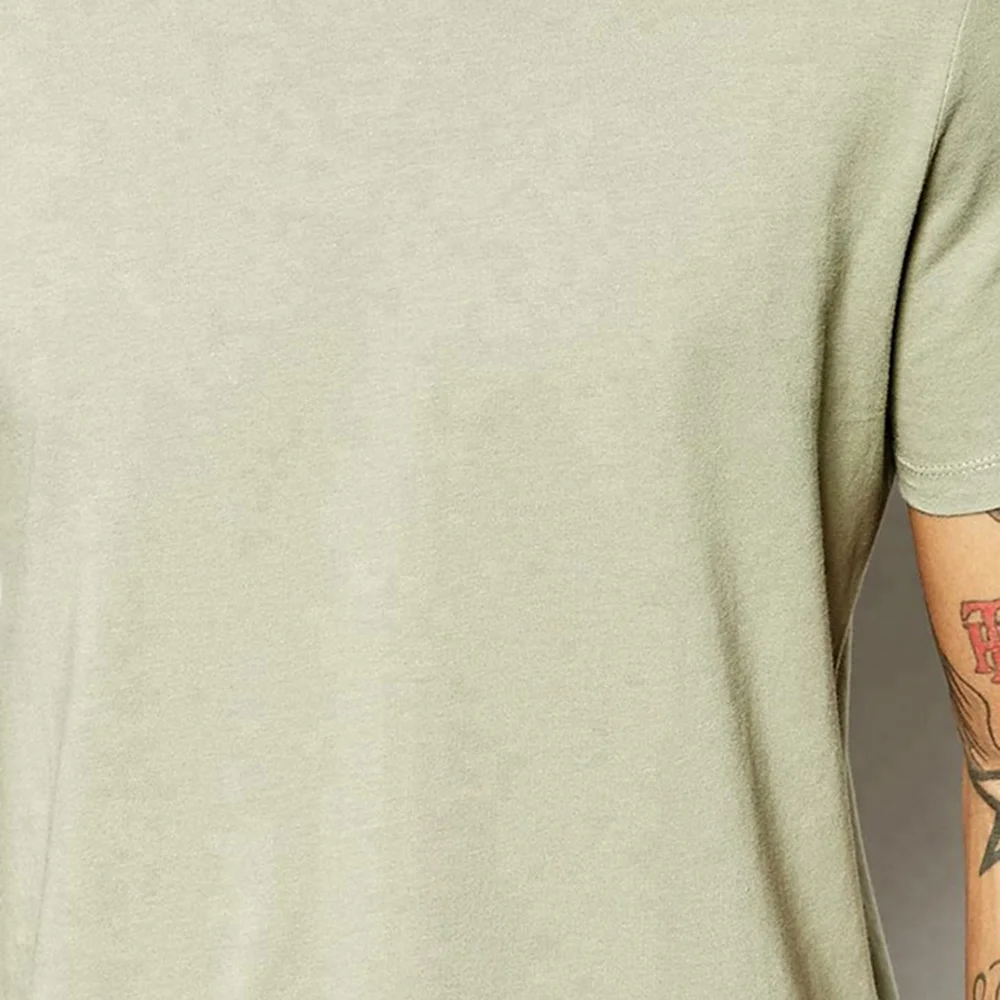 Factory wholesales comfortable crew neck regular fit short sleeve olive color mens essential t shirt for men clothing Bangladesh