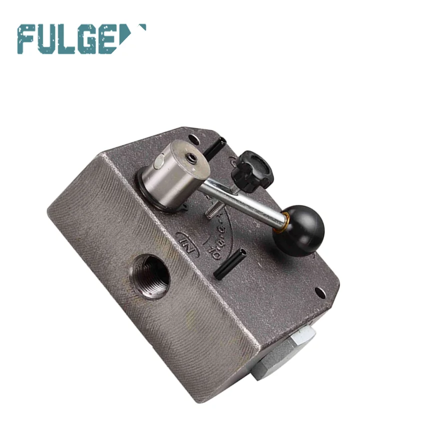 
Casting pressure compensated hydraulic hand control valve air flow control valve 