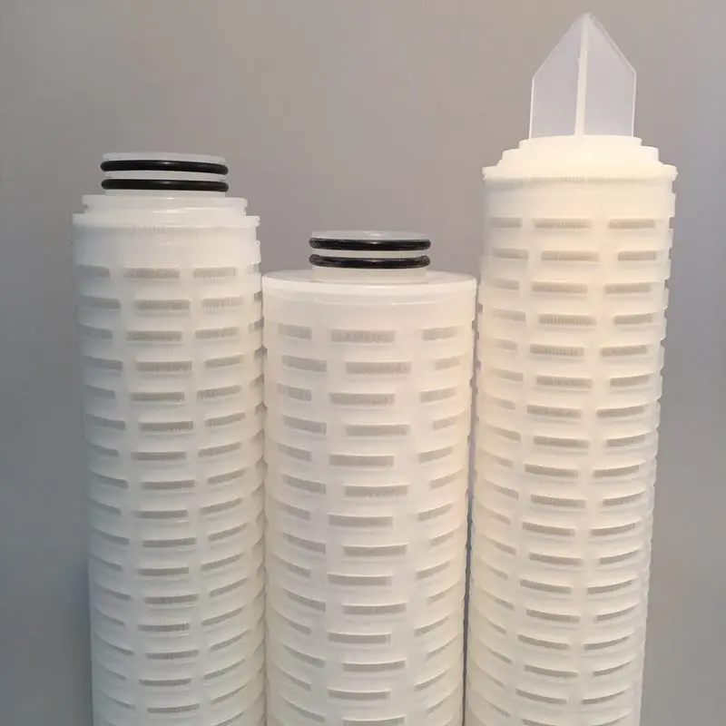 0.2 micron Nylon Membrane Roll Pleated  Filter cartridge with Code 3/7/8 for Pure Water treatment