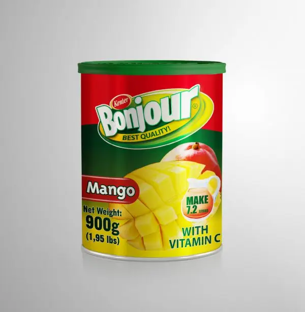 
BONJOUR 900 gr Tin MANGO 