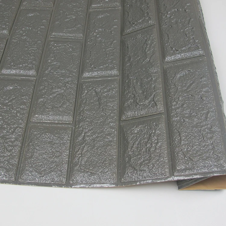  Водонепроницаемая самоклеящаяся Настенная Наклейка с 3d-изображением кирпича/Современные Настенные обои slelf из пеноматериала кирпича/Настенные пены