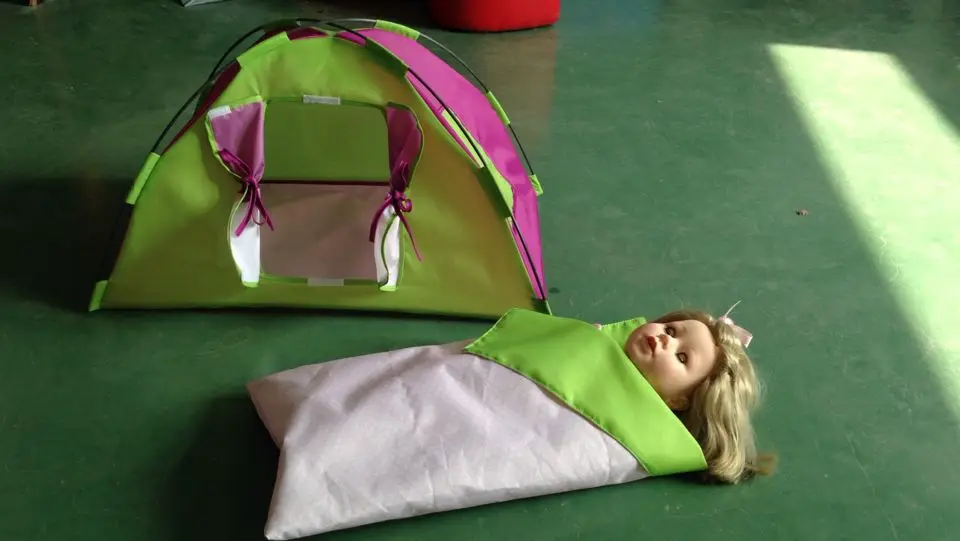 Складная палатка для игрушечных кукол, складная палатка для домашних животных, 18 дюймов