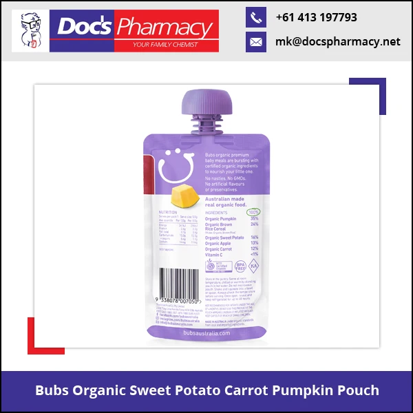 
Bubs Organic 4+ months Instant Ready to Eat Baby Food 