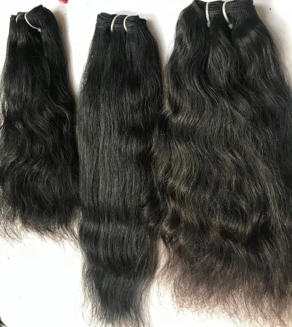 High Quality Indian  Hair Factory ,Virgin Chennai India Human Hair, No Mix 4 A Virgin Indian Hair
