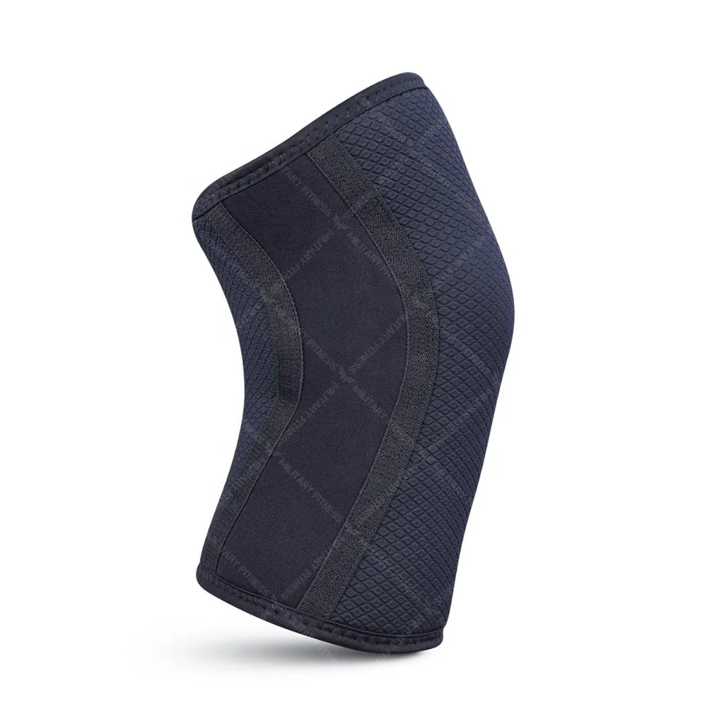 New Arrivals Knitted Elastic Nylon Sports Knees Sleeves with Side Belt Compression Knee Sleeves