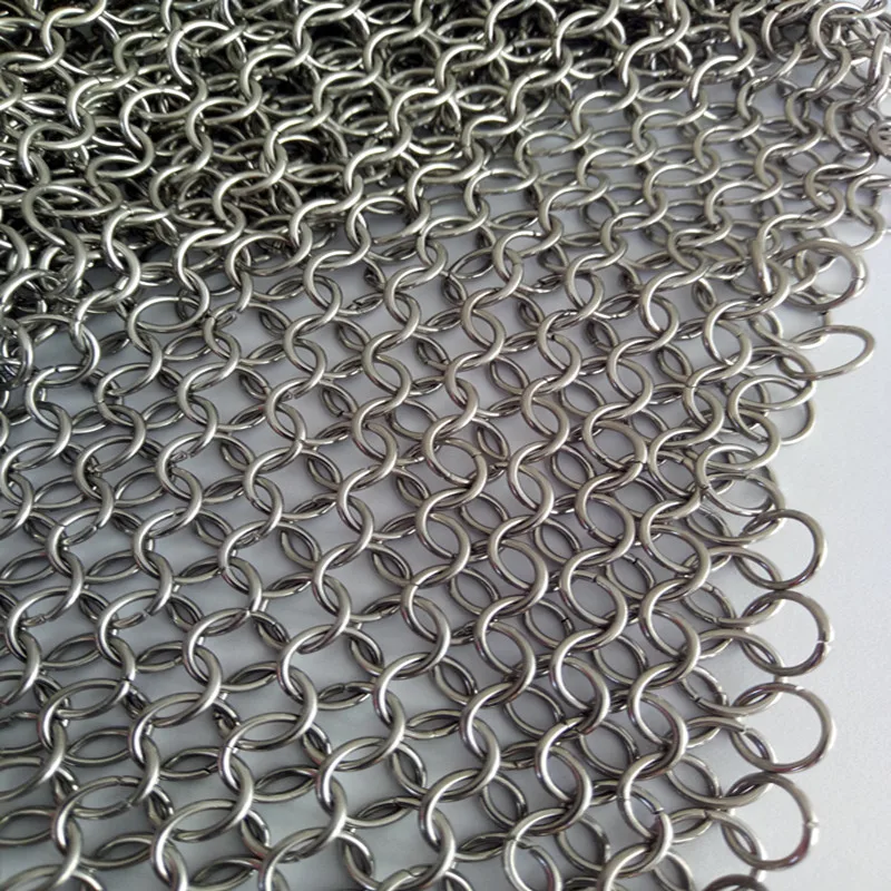 
Hotel Decorative Metal Mesh Drapery/Chain Mail Ring Mesh Curtain 