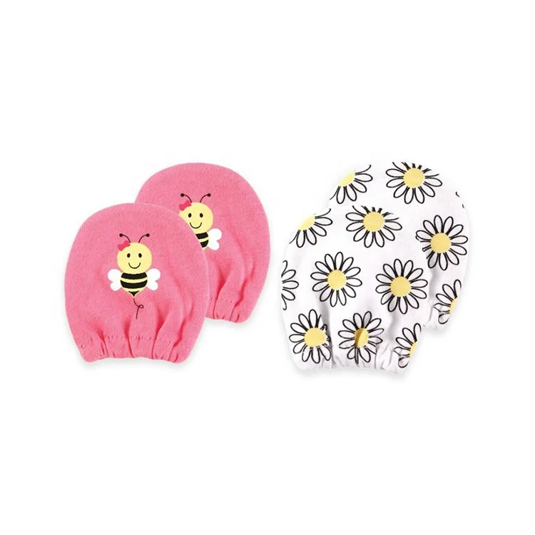 Good Quality Hot Sale Soft Baby Mittens 100% Cotton Newborn Baby Mitten/ Baby Hand Mittens From India