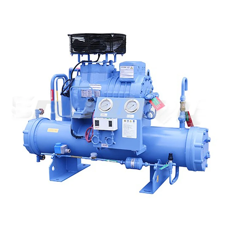 Конденсаторная установка Refcomp для холодильной камеры холодильная машина хранения мяса и рыбы конденсатор с водяным охлаждением жидкостным