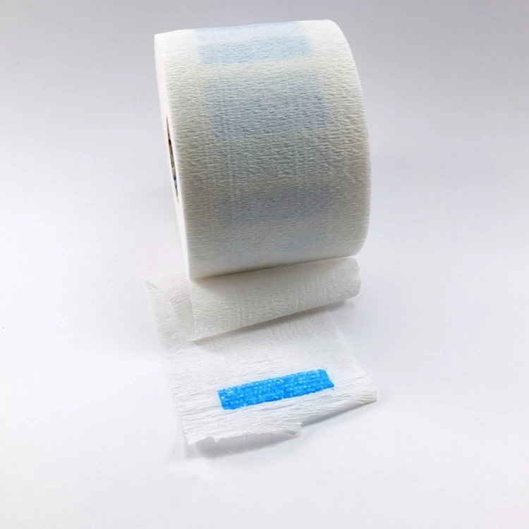 High QUality Disposable Ruffles Neck Paper Strips Roll for Barber Hair Salon