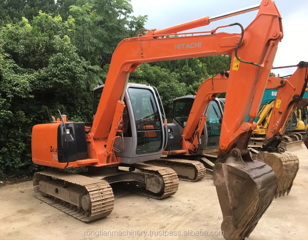 Fuel-efficient hitachi machine ZX70 excavator for sale, used hitachi excavator at low working hours