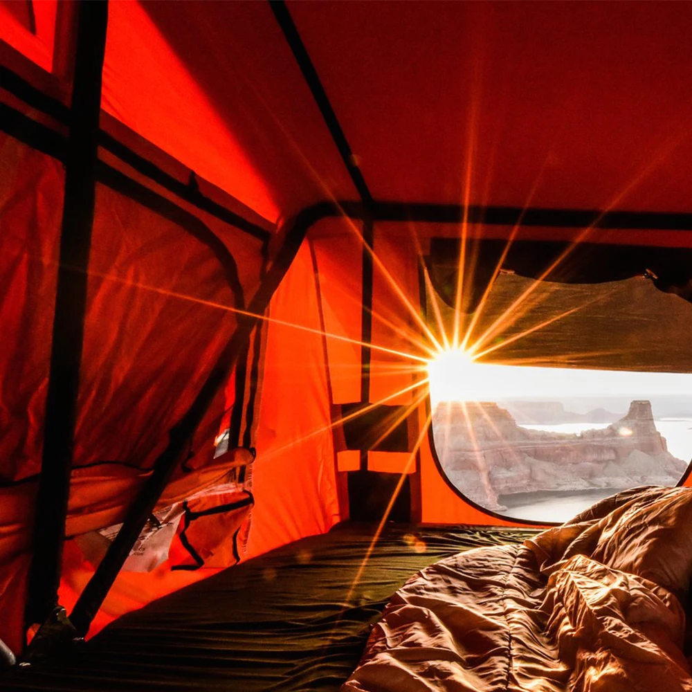 Палатка для кемпинга на крышу автомобиля 4x4 3 человека