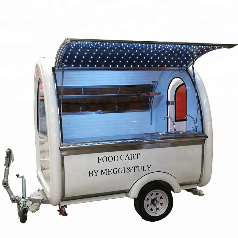 catering street food kiosk mobile fast food trailer