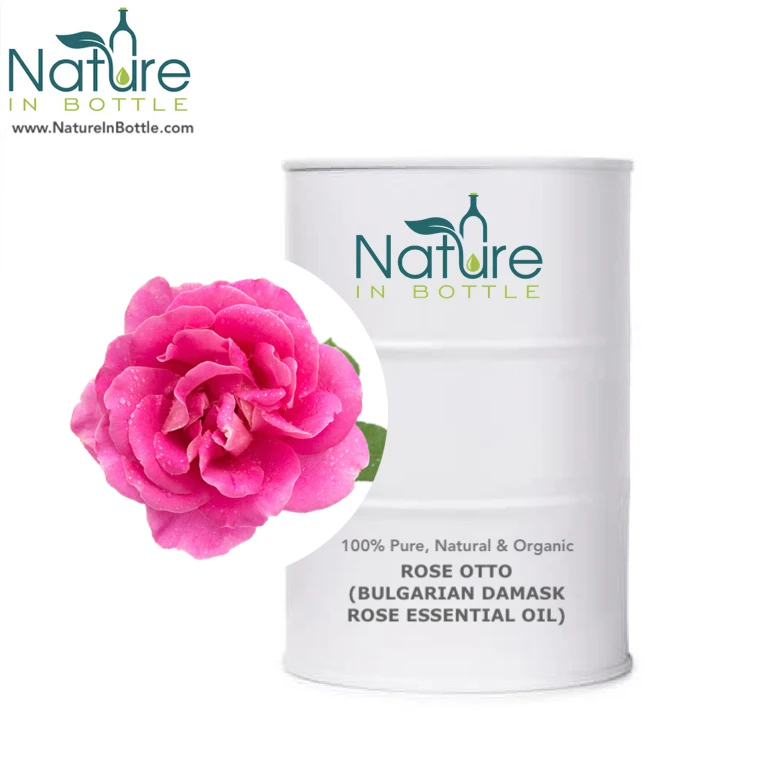 Organic Rose Oil | Bulgarian Rose Essential Oil | Damask Rose Otto Bulgaria - Pure & Natural Steam Distilled Essential Oils