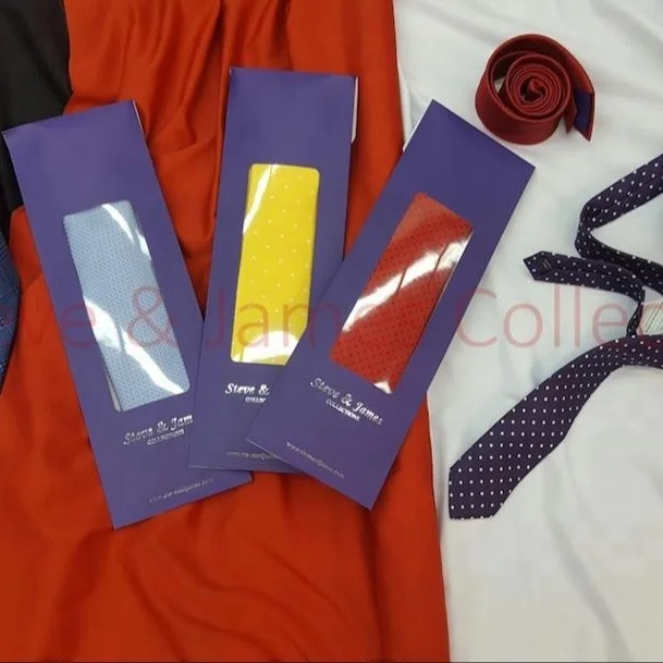 
High Quality Fashionable Custom Made silk Ties from Steve & James 