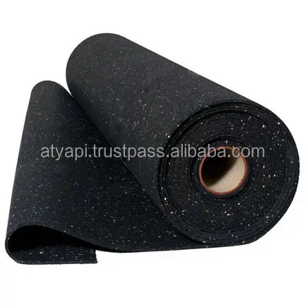 Recycled acoustical sound insulation felt underlay carpet floor underlay