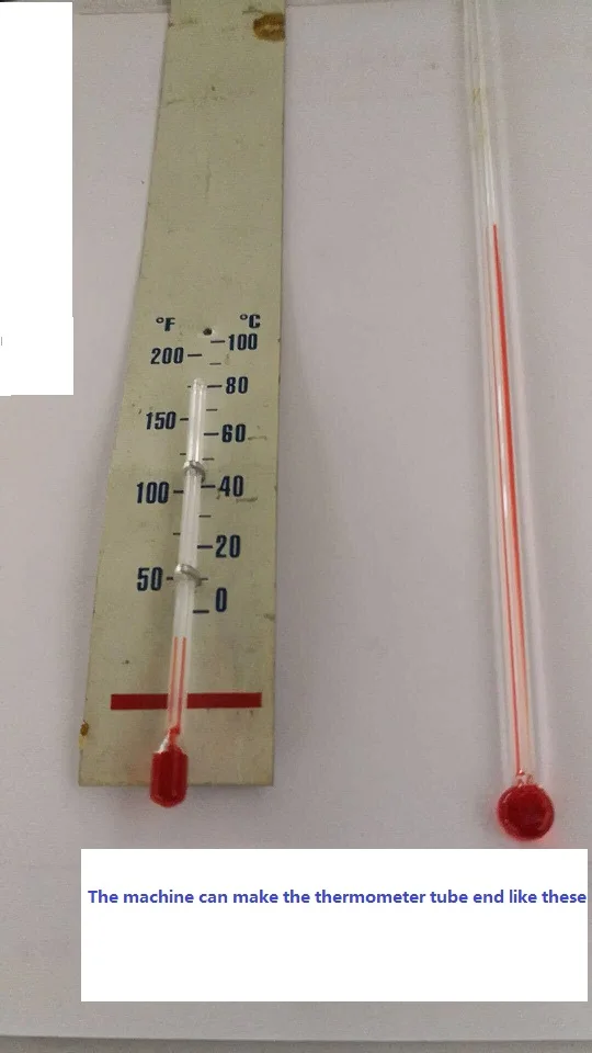 thermometer machine (can blow bubble at the end of thermometer tube )