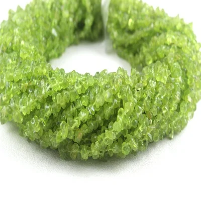 Natural Peridot Gemstone Smooth Uncut Chips Beads Making Green Jewelry August Birthstone Wholesaler jewelry making supplies