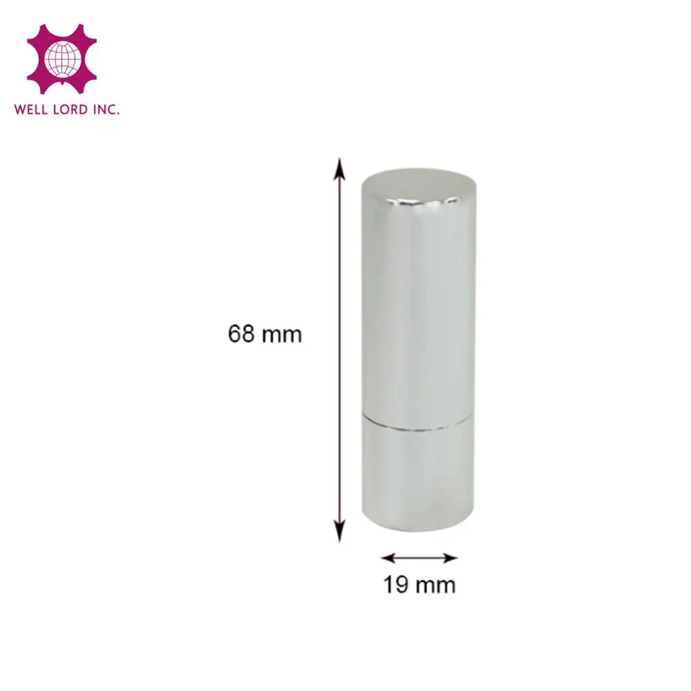 New products for women mini elegant metal aluminum empty lip balm container aluminum lip balm tube