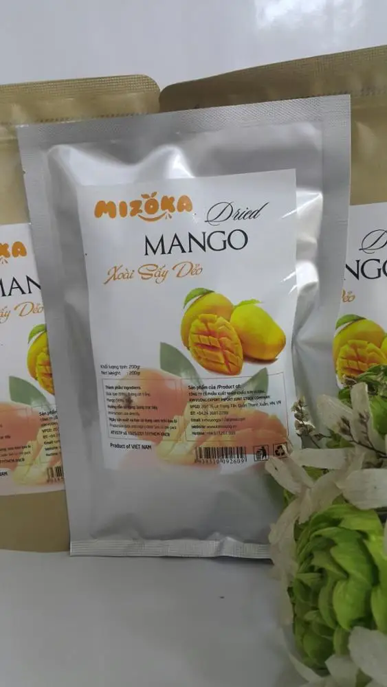 Soft dried Mango best Quality and Less Sugar dried mango chips