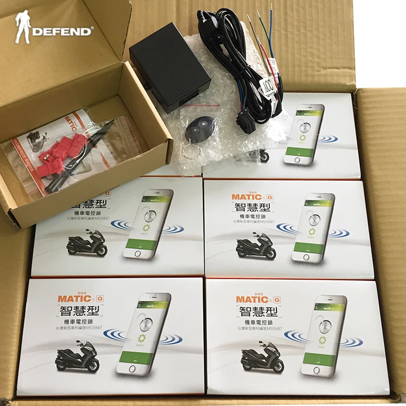 Control lock unlock scooter lock accesorios para motos for easy use