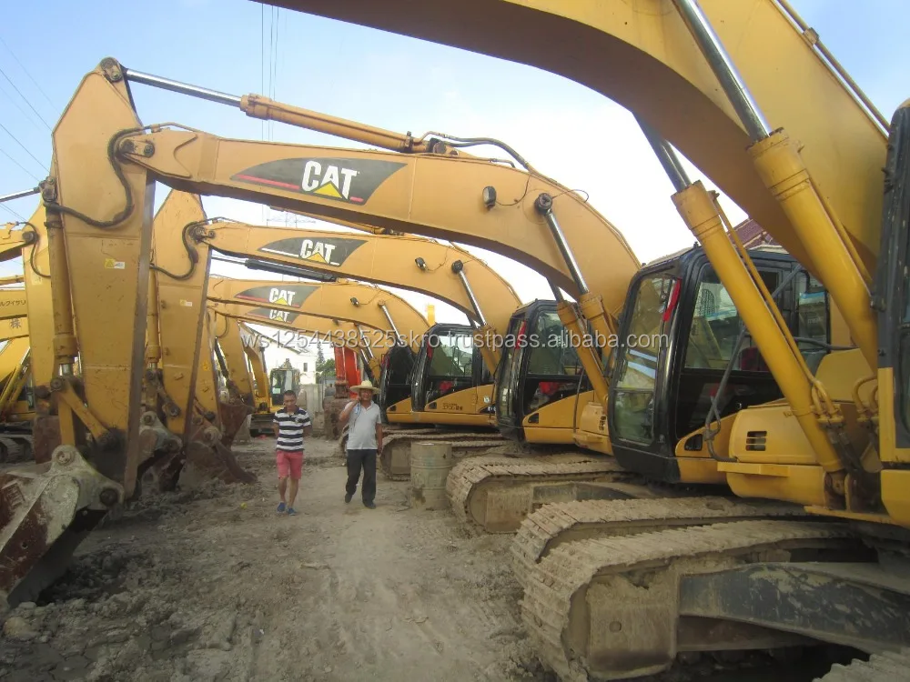 low working hours used caterpillar 320b/320c/320d excavator made in JAPAN