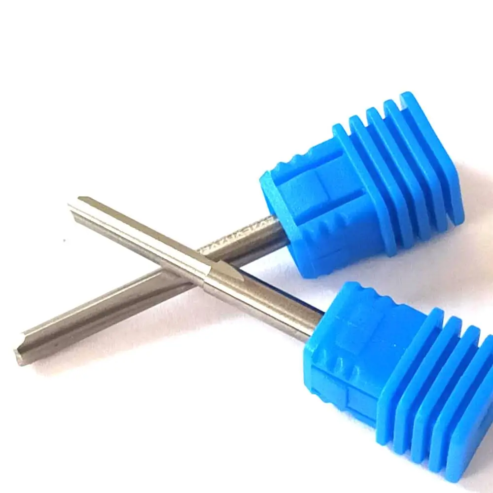 CNC Router Bits for wood cutting with double flutes straight bits