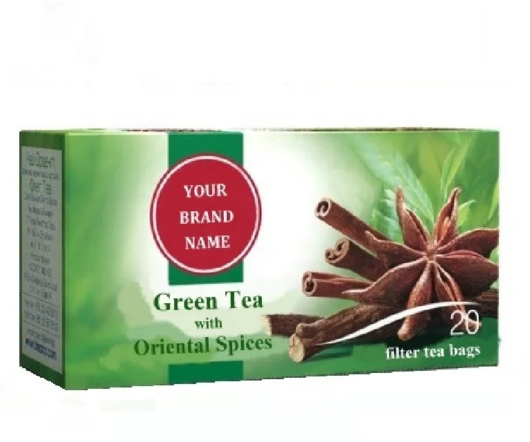 Herbal Tea From Green Tea Licorice Cinnamon And Star Anise seeds | Private Label | Wholesale | Made in EU