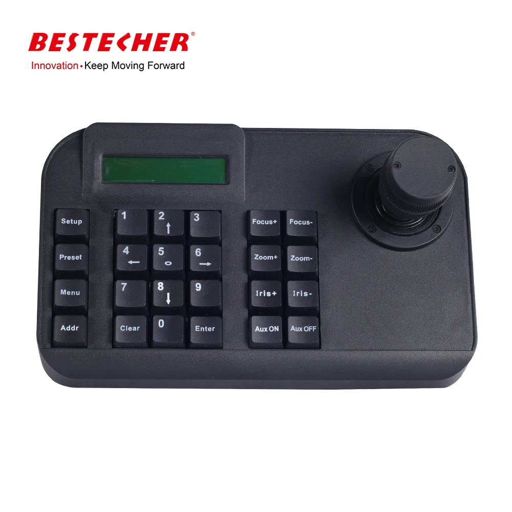 Bestech 3D Analog Camera PTZ DVR Joystick Keyboard Controller For Analog AHD Camera