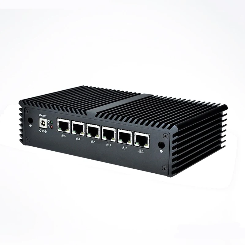 Мини ПК с 6 lan 1 серийный Celeron Core 3865 I3 7100U процессор Kabylake поддержка AES-NI-NI PFsense брандмауэр промышленный домашний