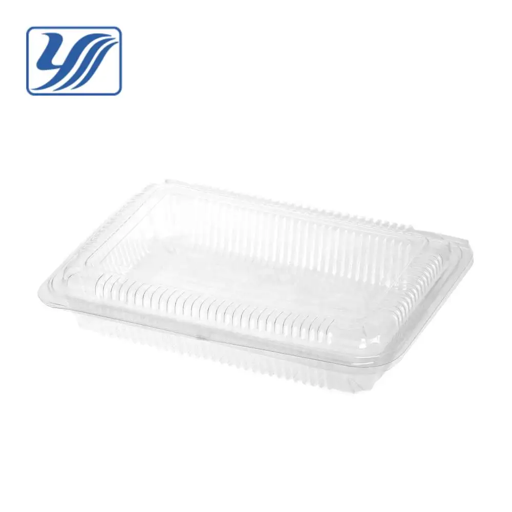 
Plastic disposable containers box for food sushi 