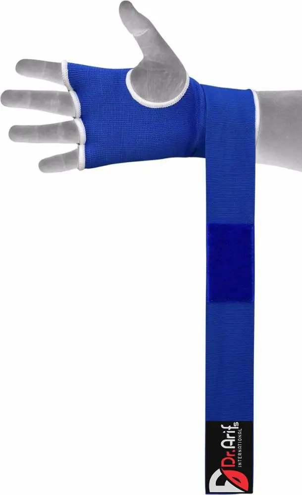 Custom Logo Low-priced Inner Fitness Easy Hand Wrap Long Wrist Support Boxing Bandage Inner Glove MMA Punching Custmized Logo PK