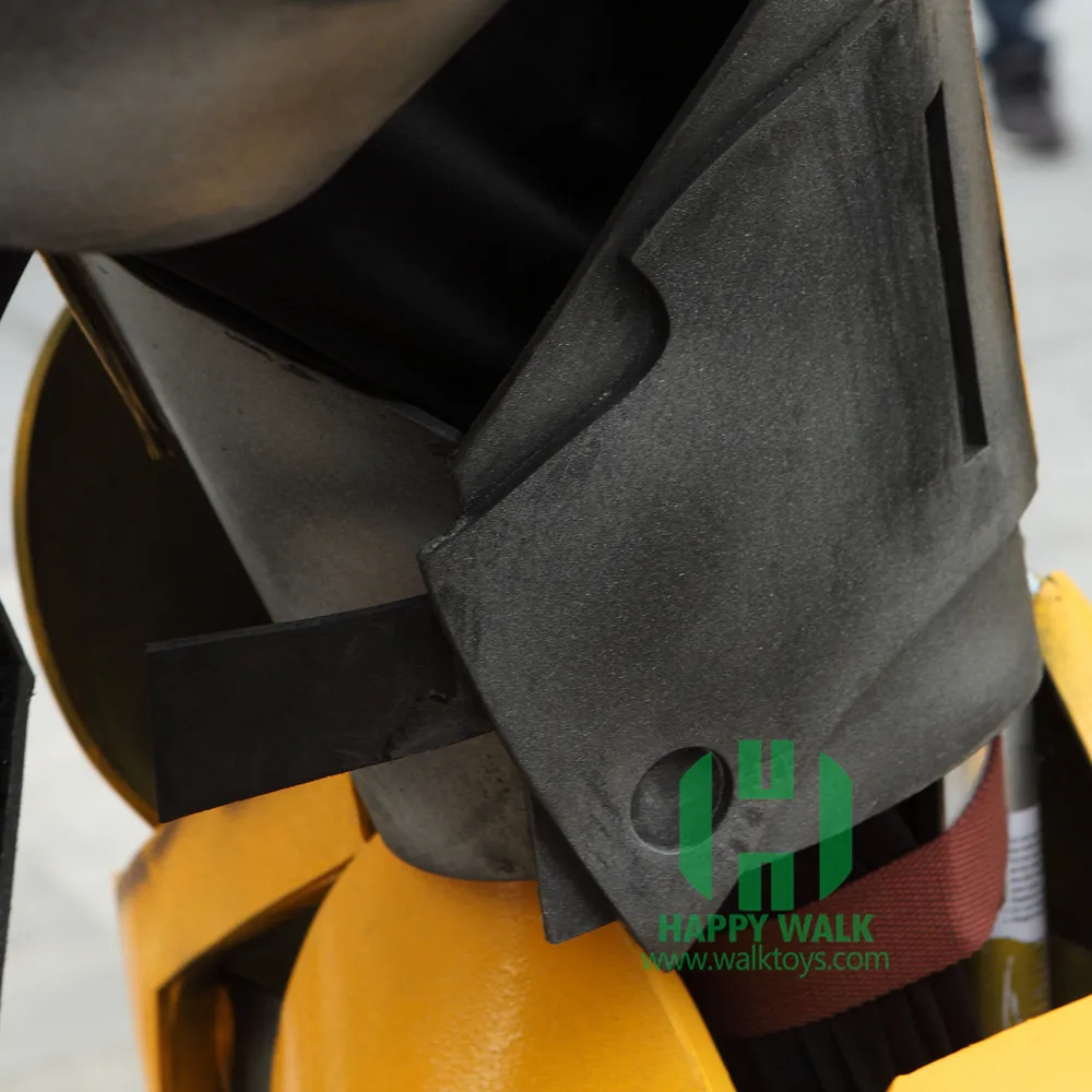 Human size robot adult cosplay performance bubble bee dancing costume