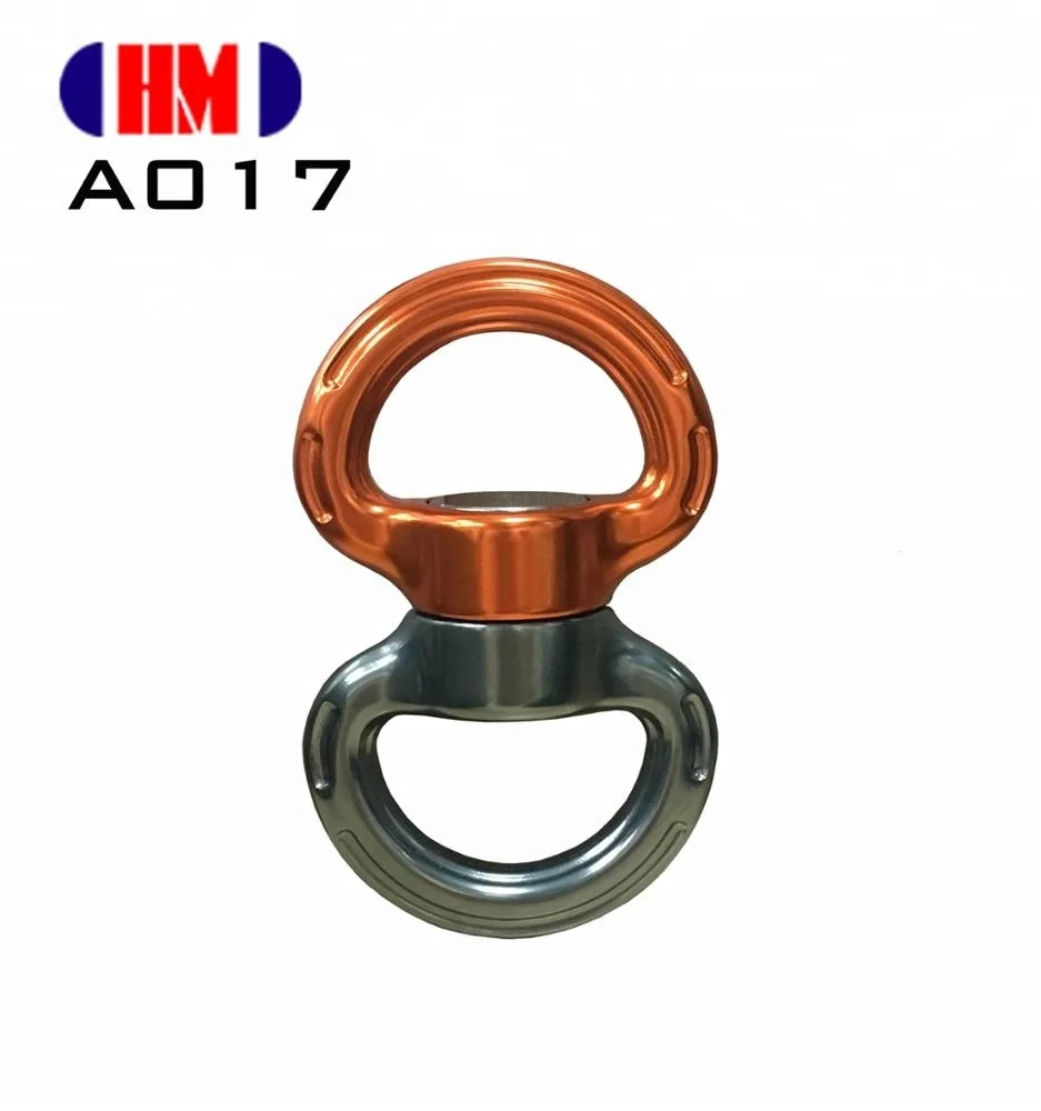 Climbing CE EN354 Ball Bearing Aluminum Swivel Connector