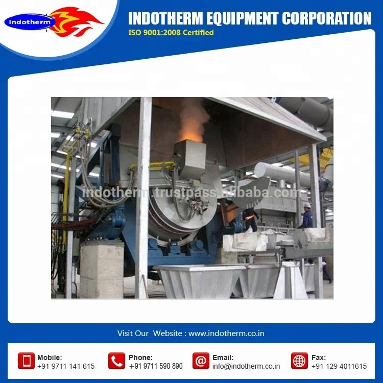 250 Kgs Copper Melting Crucible Furnace Oil Fired Fuel at Relatively Low Market Price With Advance Technology