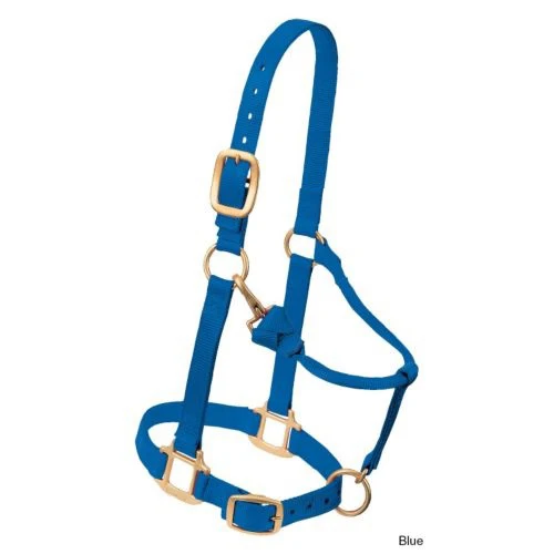Blue ESE NylonAdj Indian Kanpur Horse Halter Accessory Western Style Australian Saddle PP Leather PVC English Rope for English